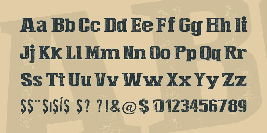 Press Style Large font