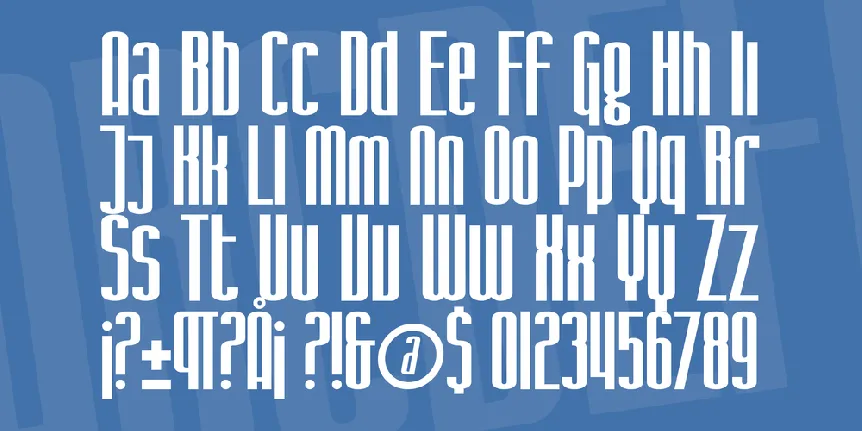 SF Iron Gothic font