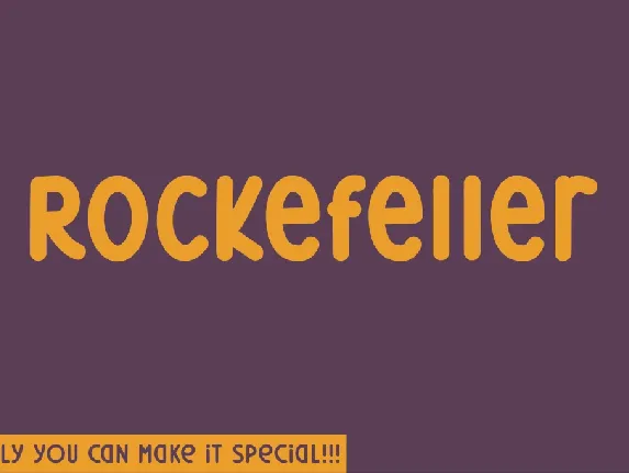 Rockefeller font