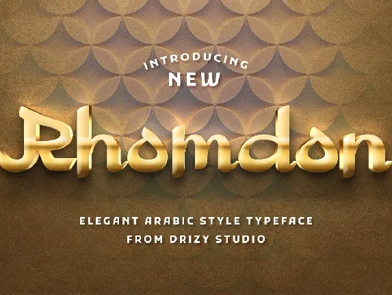 Rhomdon font