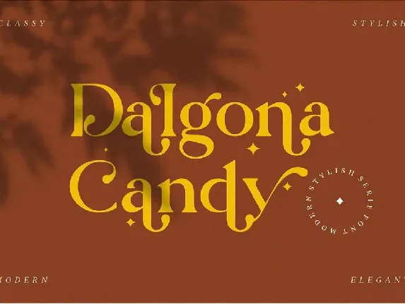 Dalgona Candy font