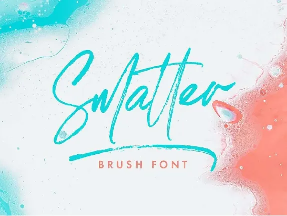 Smatter font