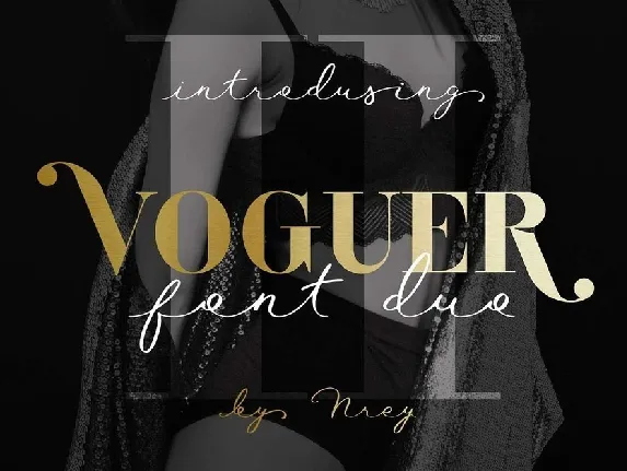 Voguer II Duo font