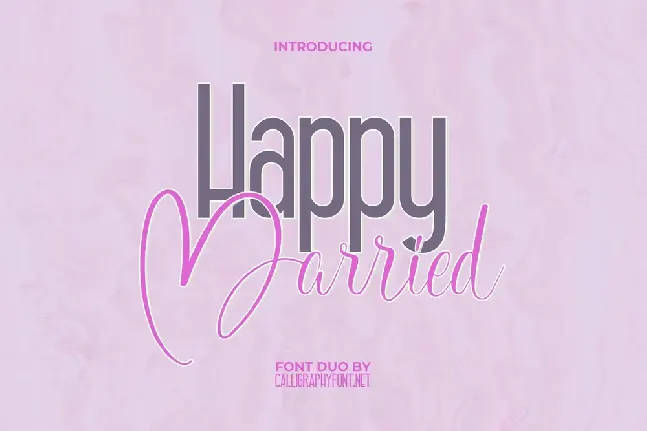 Happy Married Demo font