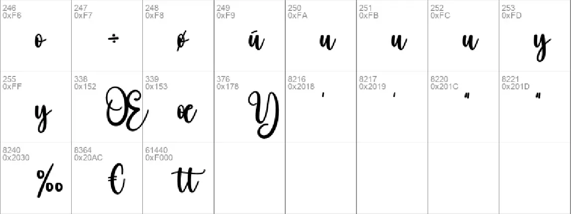 Boho font