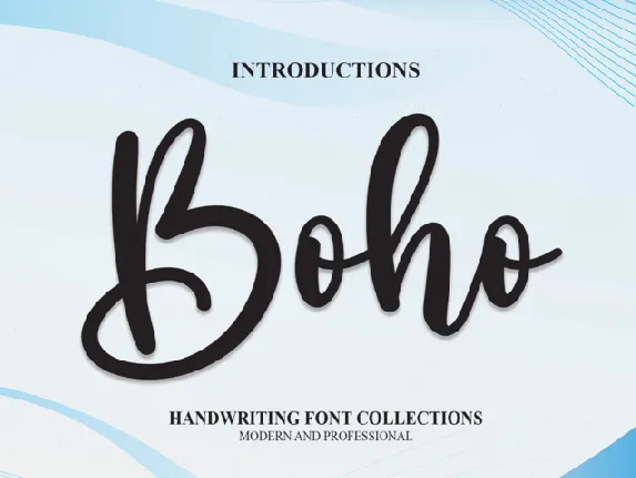 Boho font