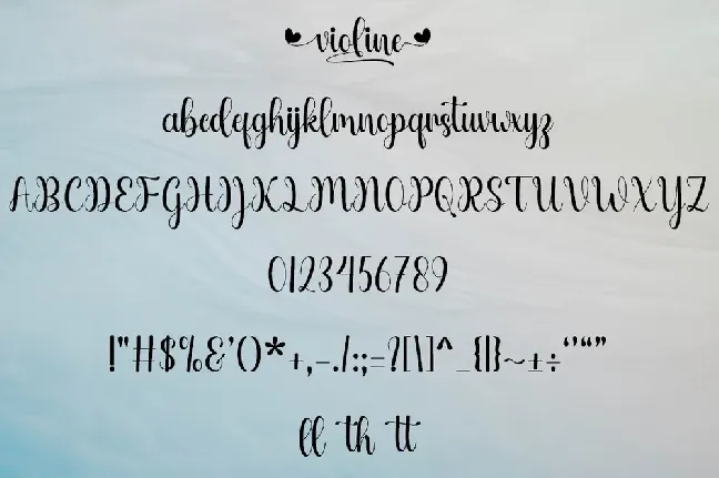 Violine font