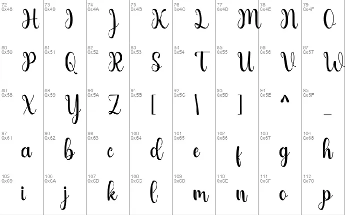 Violine font