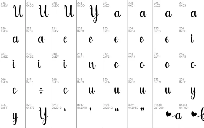 Violine font