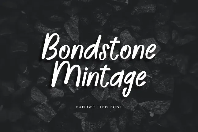 Bondstone Mintage font