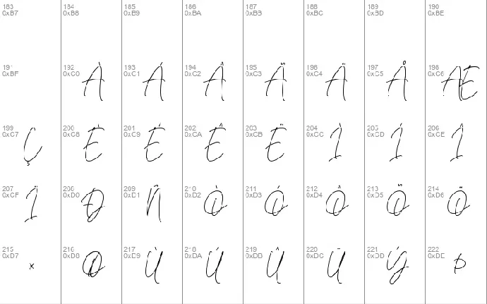 Romatine Signature font