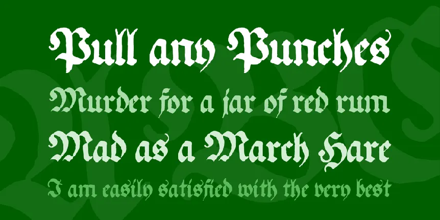 Ehmcke Federfraktur font