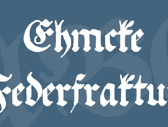 Ehmcke Federfraktur font