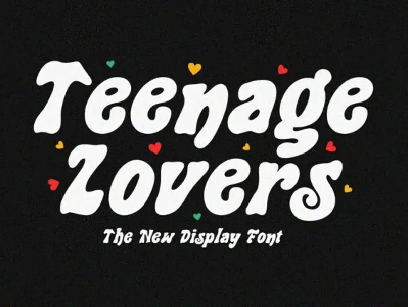 Teenage Lovers font