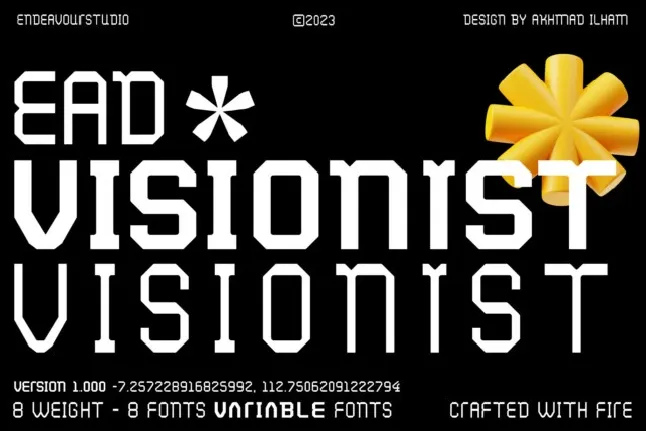 EAD Visionist font