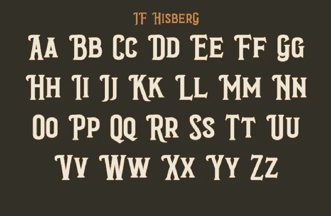 JF Hisberg font