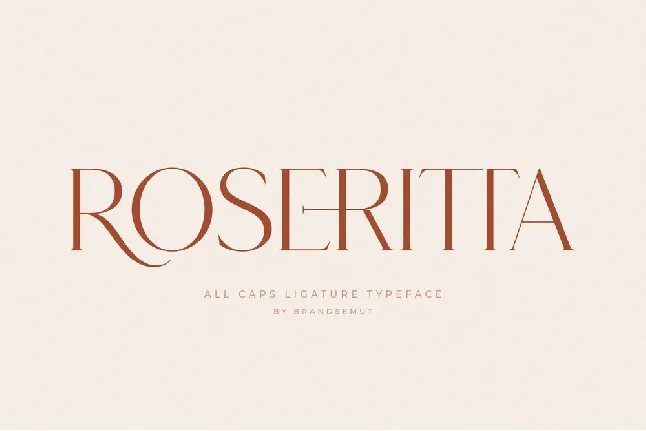 Roseritta font