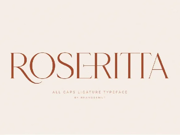 Roseritta font