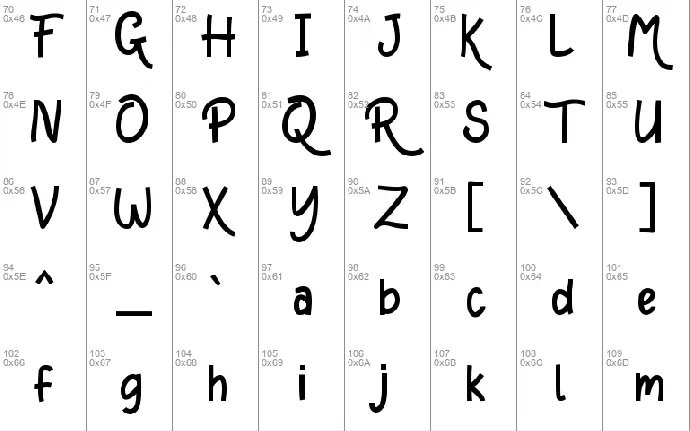 Amina Reska font