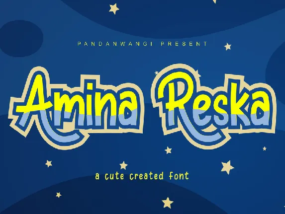 Amina Reska font