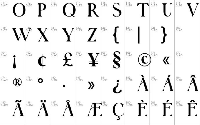 Font207