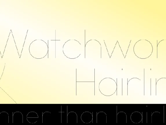 Watchword Demo font