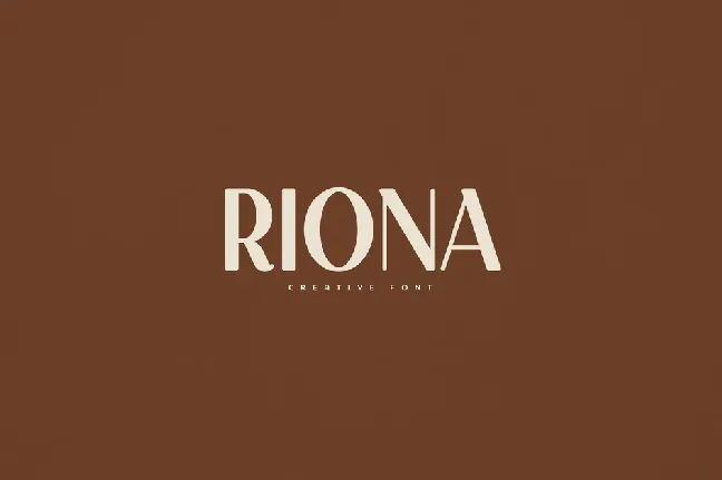 Riona font