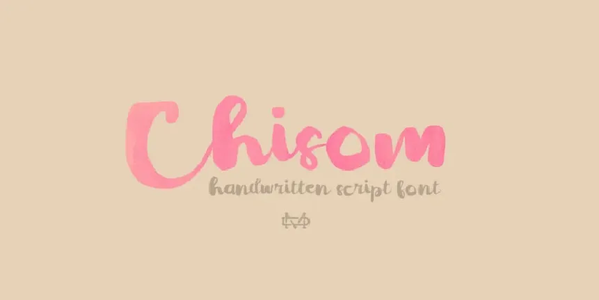 Chisom font