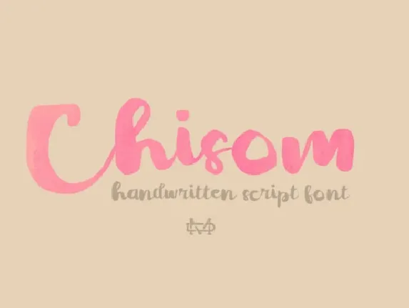 Chisom font