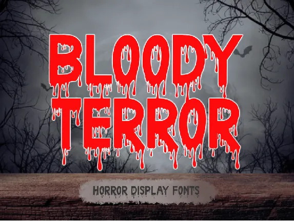 Bloody Terror font