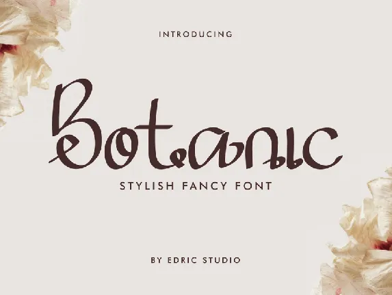 Botanic font