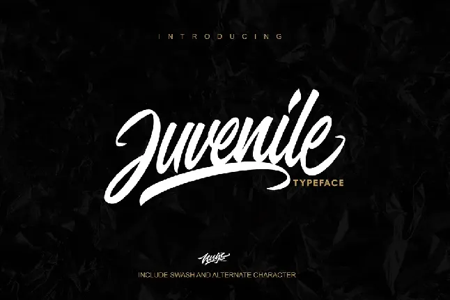 Juvenile Script font