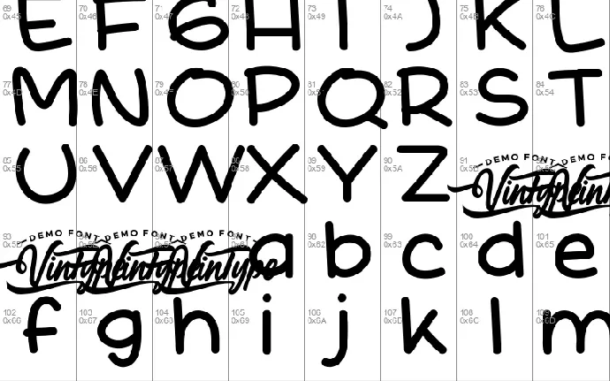 School Coming Demo font