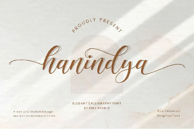 Hanindya font