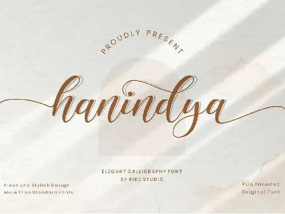 Hanindya font