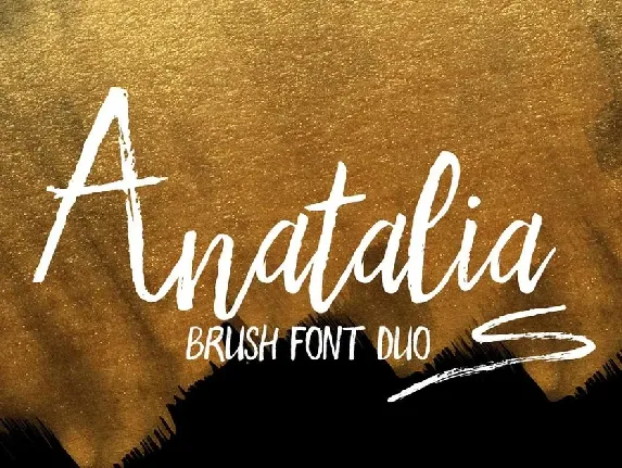 Anatalia Brush Duo Free font