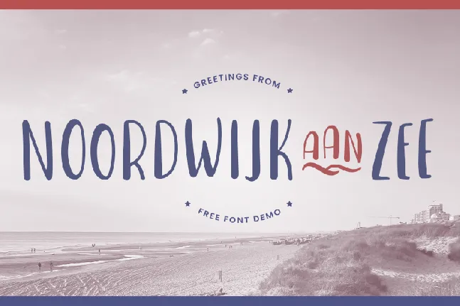 Noordwijk aan Zee font