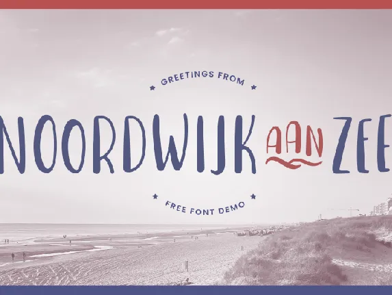 Noordwijk aan Zee font