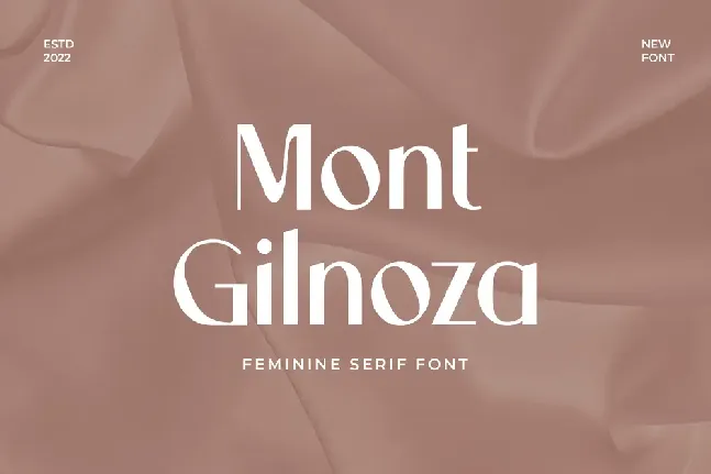 Mont Gilnoza font