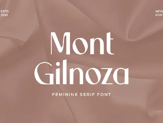 Mont Gilnoza font