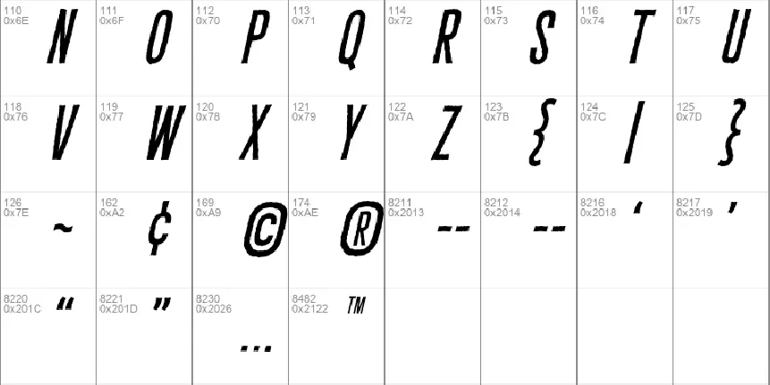 CryptCreep font