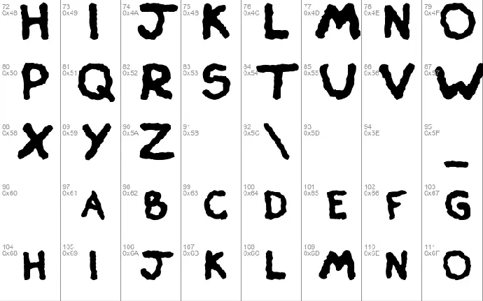 Skiver font