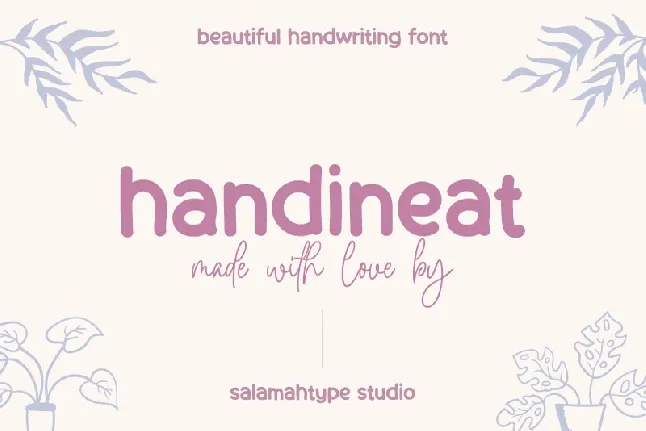 Handineat font