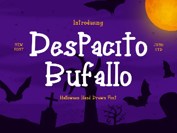 Despacito Bufallo font