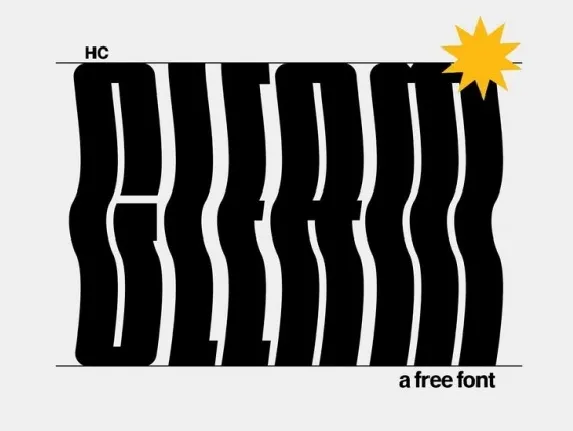 HC Gleam font