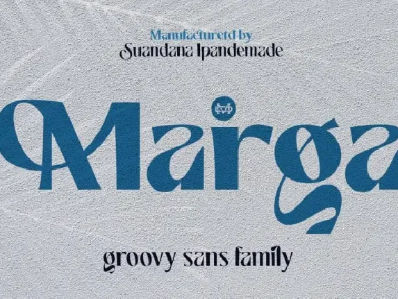 Marga – Groovy Sans Family font