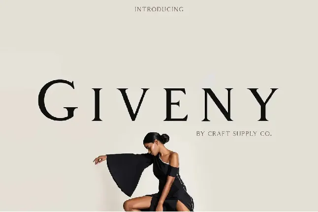 Giveny Serif font