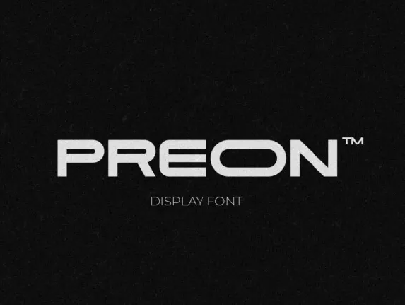 Preon font