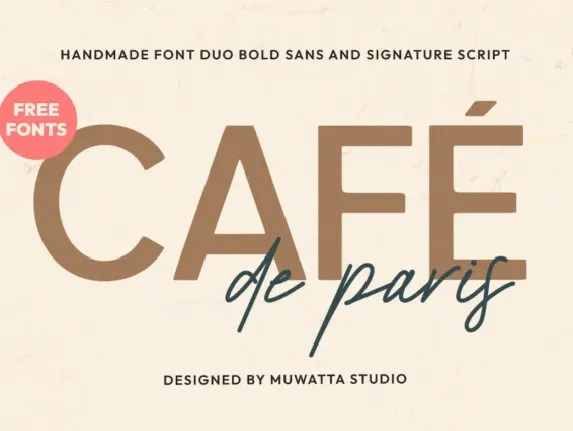 Cafe De Paris font