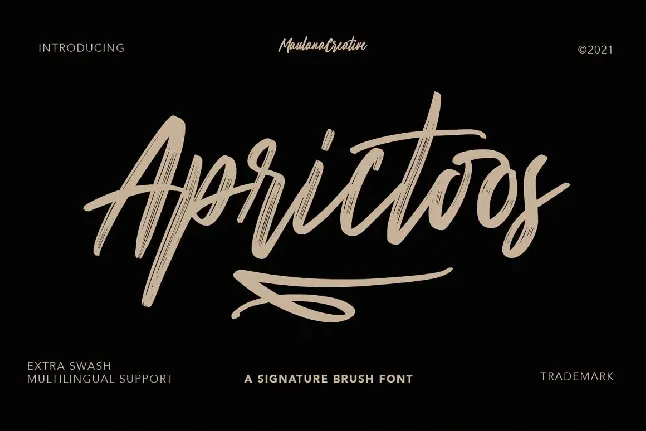 Aprictoos font